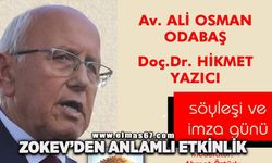 Ali Osman Odabaş kitabı Zonguldaklılarla buluşuyor