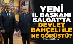 Yeni İl Başkanı Balgat'ta! Devlet Bahçeli ile ne görüştü?
