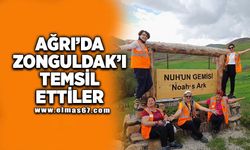Ağrı'daki uluslararası festivalde Zonguldak’ı temsil ettiler