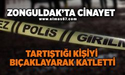Zonguldak'ta c*nayet: Tartıştığı kişiyi bıçaklayarak katletti