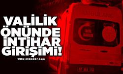 VALİLİK ÖNÜNDE İNTİHAR GİRİŞİMİ