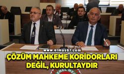 "Çözüm mahkeme koridorları değil, kurultaydır"