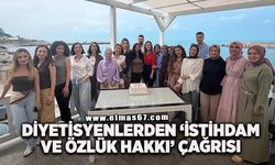 DİYETİSYENLERDEN 'İSTİHDAM VE ÖZLÜK HAKKI' ÇAĞRISI