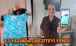 63 yaşında obeziteyi yendi