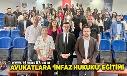 Avukatlara ‘İnfaz Hukuku” eğitimi
