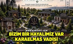 BİZİM BİR HAYALİMİZ VAR…  KARAELMAS VADİSİ