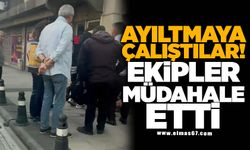 AYILTMAYA ÇALIŞTILAR! EKİPLER MÜDAHALE ETTİ