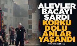 Alevler çatıyı sardı, korku dolu anlar yaşandı