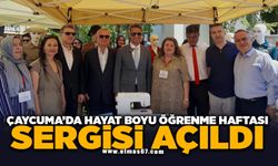 Çaycuma’da Hayat Boyu Öğrenme Haftası sergisi açıldı