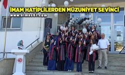 Devrek’te İmam Hatiplilerden mezuniyet sevinci
