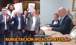 Kurultay için imzaları attılar