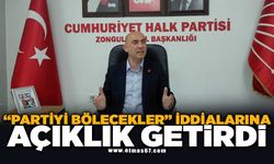 "PARTİYİ BÖLECEKLER" İDDİALARINA AÇIKLIK GETİRDİ!
