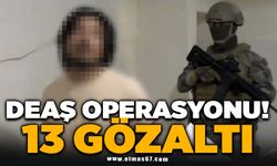 DEAŞ operasyonu: 13 gözaltı