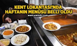 Kent Lokantası’nda haftanın menüsü belli oldu