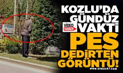 KOZLU’DA GÜNDÜZ VAKTİ PES DEDİRTEN GÖRÜNTÜ!