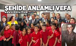 Şehide anlamlı vefa