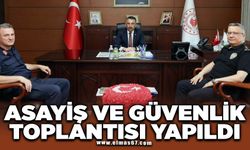 Vali Hacıbektaşoğlu başkanlığında asayiş ve güvenlik toplantısı yapıldı