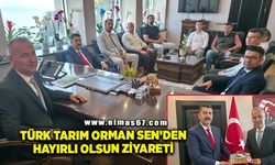 Türk Tarım Orman-Sen’den Halil Oflu’ya hayırlı olsun ziyareti