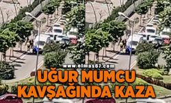 Uğur Mumcu kavşağında kaza!