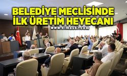 Çaycuma Belediye Meclisi’nde ilk üretim sevinci