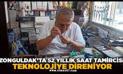 52 yıllık saat tamircisi teknolojiye direniyor