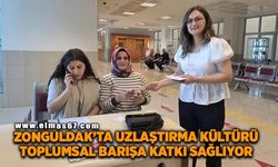 Zonguldak'ta uzlaştırma kültürü toplumsal barışa katkı sağlıyor, 151 dosyada anlaşma sağlandı
