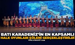 Batı Karadeniz'in en kapsamlı halk oyunları şöleni gerçekleştirildi