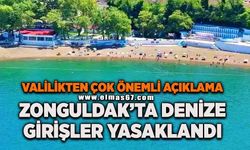 Zonguldak’ta denize girişler yasaklandı