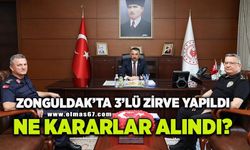 Zonguldak’ta 3’lü zirve yapıldı: Ne kararlar alındı?