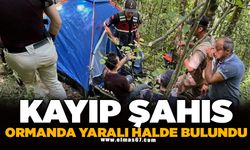 Kayıp şahıs ormanda yaralı halde bulundu