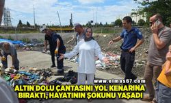 Altın dolu çantasını yol kenarına bırakıp evine çıktı, döndüğünde hayatının şokunu yaşadı