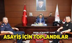 Zonguldak'ta Haftalık Asayiş ve Güvenlik Toplantısı gerçekleştirildi