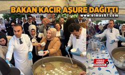 Sanayi Bakanı Kacır Zonguldak'ta aşure dağıttı