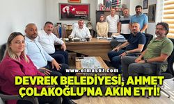 Devrek Belediyesi, Ahmet Çolakoğlu’na akın etti