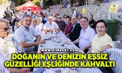 Doğanın ve denizin eşsiz güzelliği eşliğinde kahvaltı