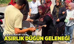 Asırlık düğün geleneği: Kadınlar davul zurna eşliğinde karşılanıyor