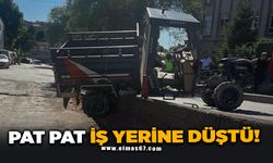 Park halindeki iki araç kaza yaptı