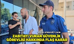 Meyve-sebze halinde zabıtayı vuran güvenlik görevlisi tutuklandı