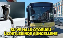 Zonguldak'ta Su ve halk otobüsü ücretlerinde güncelleme