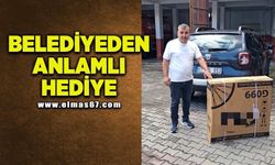Belediyeden anlamlı hediye