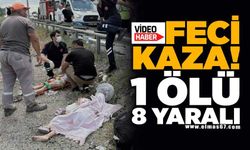 Feci kaza: 1 ölü, 8 yaralı