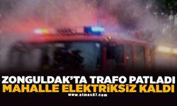 ZONGULDAK’TA TRAFO PATLADI: MAHALLE ELEKTRİKSİZ KALDI!