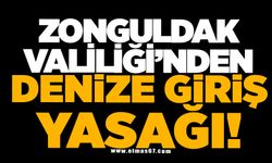 Zonguldak Valiliğinden denize giriş yasağı