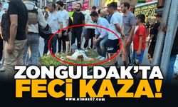 Otomobil ile motosiklet çarpıştı