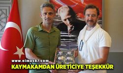 Kaymakam Adem Kaya’dan üreticiye teşekkür