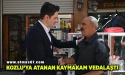 Kozlu’ya atanan Nusaybin Kaymakamı Çakır, esnaf ve vatandaşlarla vedalaştı