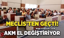 Meclisten geçti! Devrek AKM el değiştiriyor