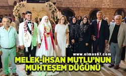 Melek-İhsan Mutlu çiftinin muhteşem düğünü