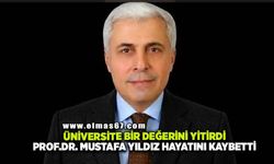 Prof. Dr. Mustafa Yıldız, hayatını kaybetti
