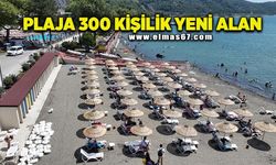 Yoğun talep sonrası Barış Plajı'na 300 kişilik yeni alan